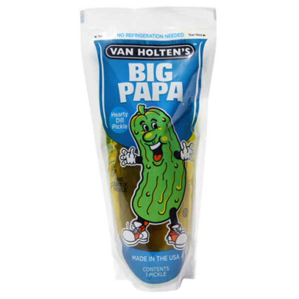 Van Holten's Big Papa Hearty Dill Large Pickle-In-A-Pouch