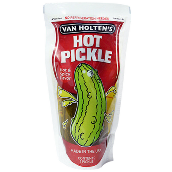 Van Holten’s Hot & Spicy Jumbo Pickle-In-A-Pouch