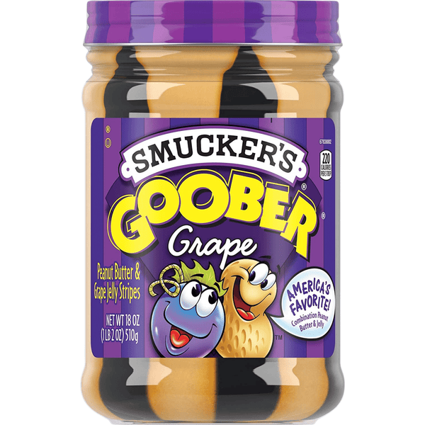 smucker’s goober grape & peanut butter spread front