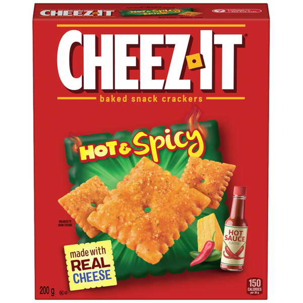 Cheez It Hot & Spicy Crackers 200g