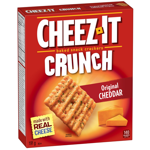 Cheez It Crunch Original Cheddar Crackers 191g