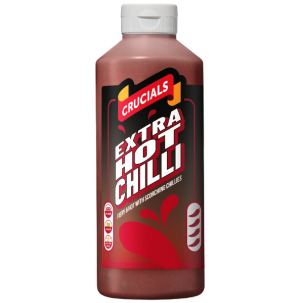 Crucials Extra Hot Chilli Sauce 1 Litre