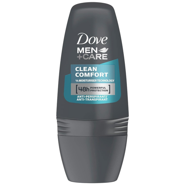 Dove Men Clean Comfort Anti Perspirant Deodorant Roll-On 50ml