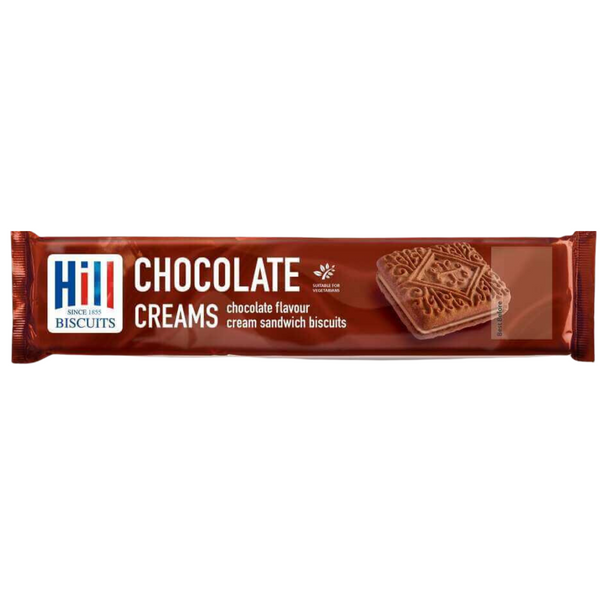 Hill Biscuits Chocolate Bourbon Creams 150g