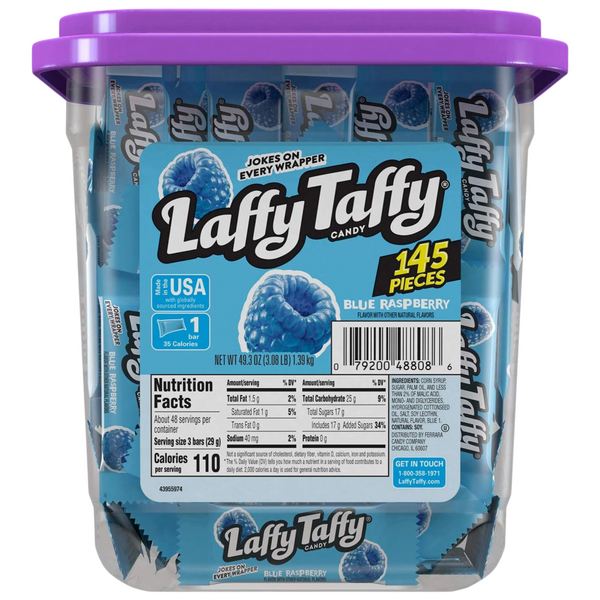 Laffy Taffy Wild Blue Raspberry Flavour 140 Pieces