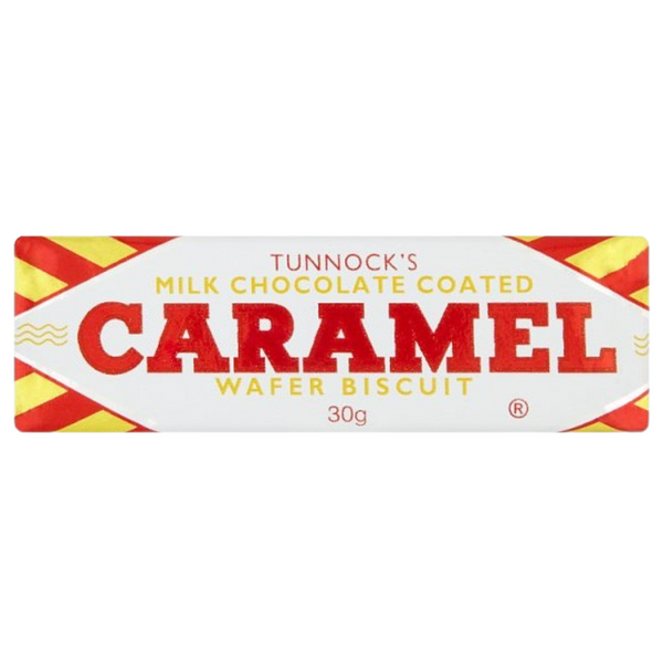 Tunnock's Real Milk Chocolate Caramel Wafer Biscuits 30g